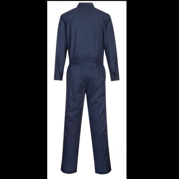 Size men's XL PORTWEST Bizflame 88/12 Classic FR Coveralls - UFR87, Navy Blue - Picture 3 of 8